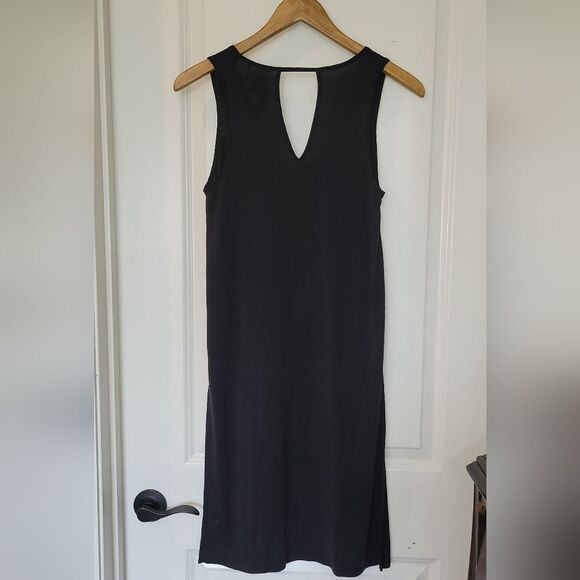 Anthropologie Akemi + Kin Longview V-Neck Tank Tunic Hi-Low Mini Jersey Dress XS - Picture 6 of 11